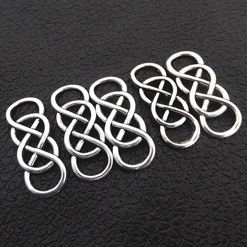 Diy Vintage Trinity Knot Charm Infinity Love Charms Earring - Temu