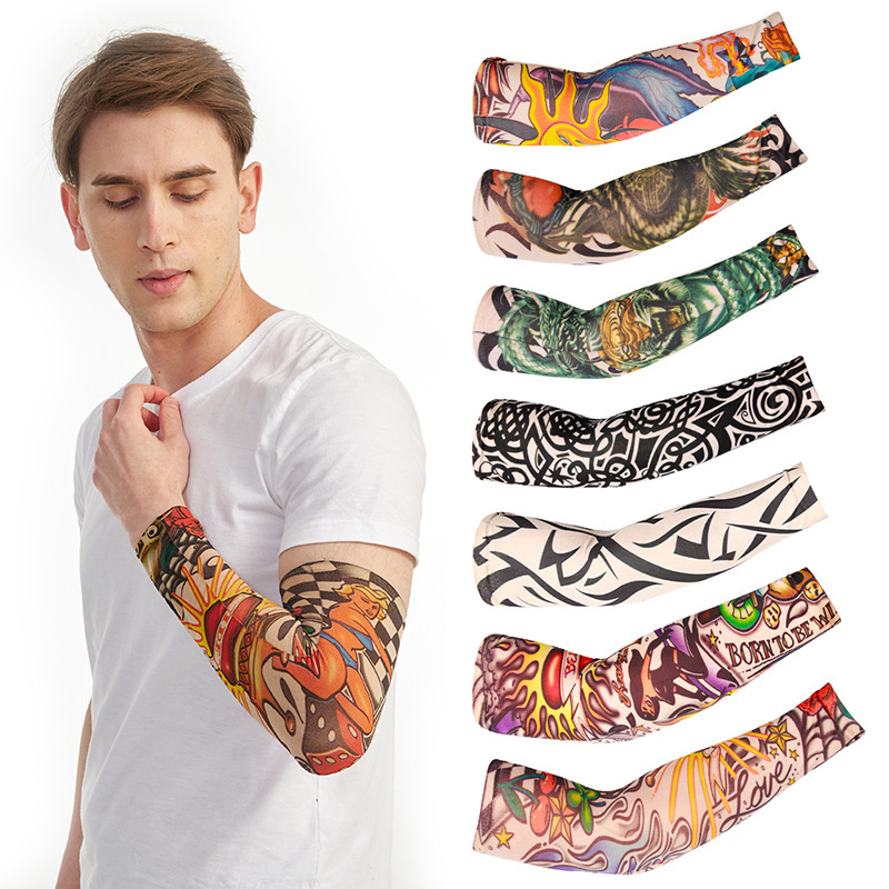 Mangas de brazo para mujeres y hombres - Cubierta de brazo para tatuaje -  Mangas de protección solar - Mangas de compresión para brazos