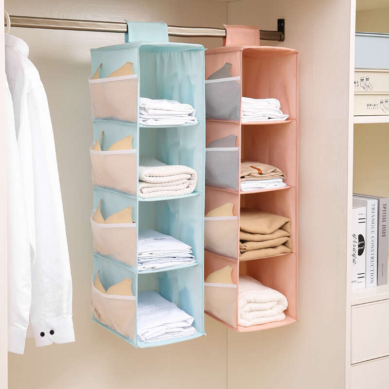 

Shelves Hanging Storage Bag, Multifunction Wardrobe Foldable Multi-layer Bag, Underwear Storage Bag