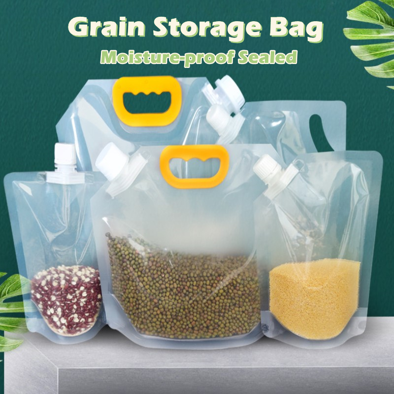 Food Storage Bag With Spout Sealed Moisture proof Hand held - Temu