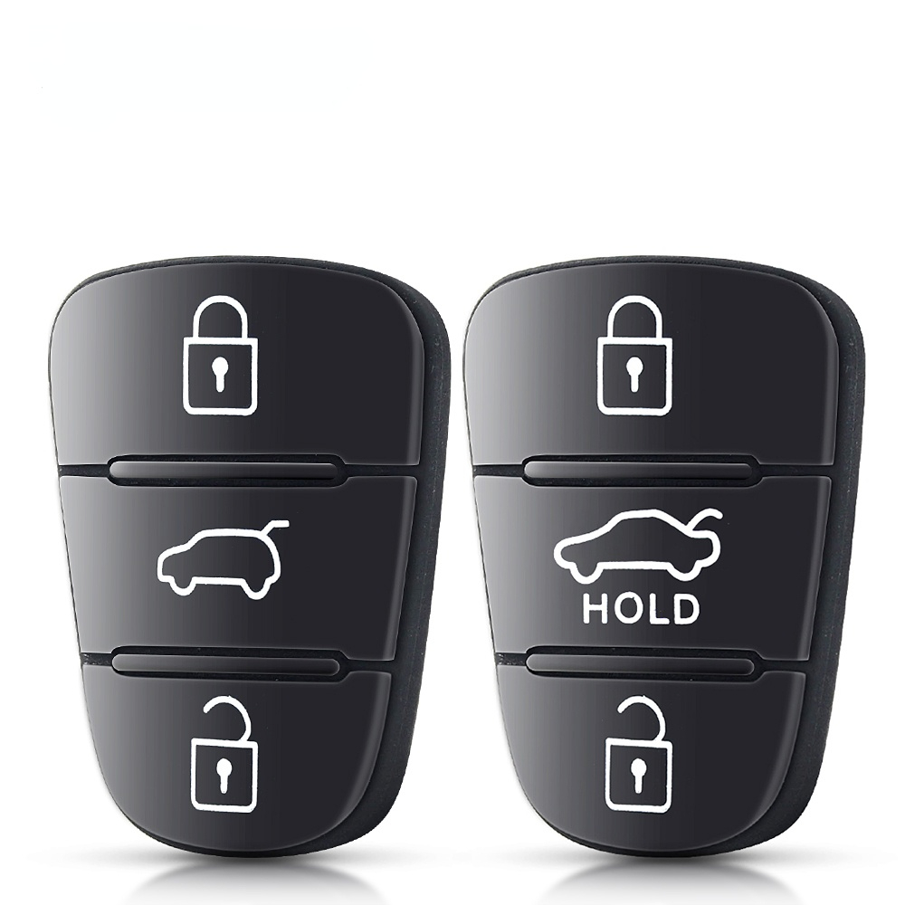 Gummi Schlüssel Taste Pad für Hyundai i30 i35 iX20 für Kia RIO K2