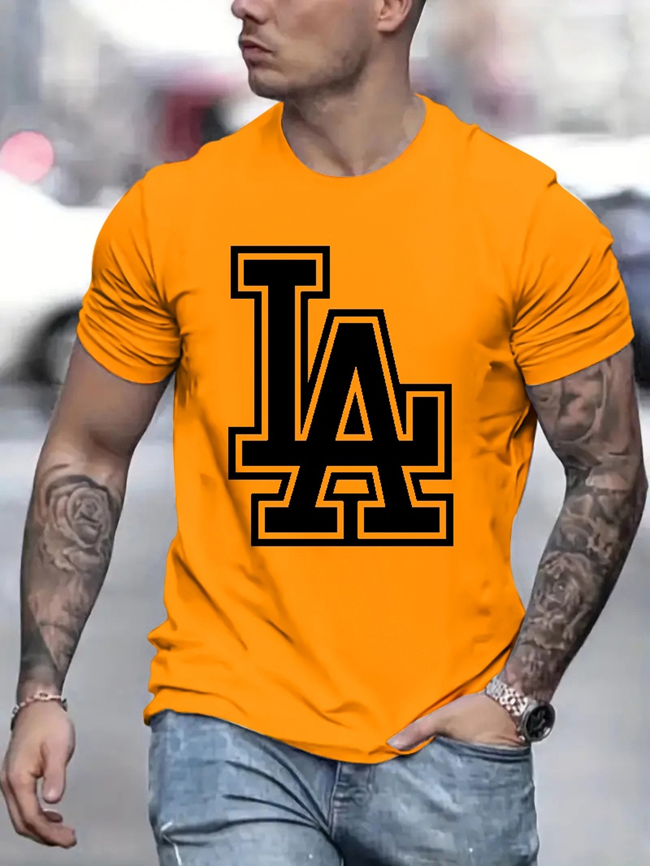 CAMISETA MUJER LOS ANGELES DODGERS A RAYAS