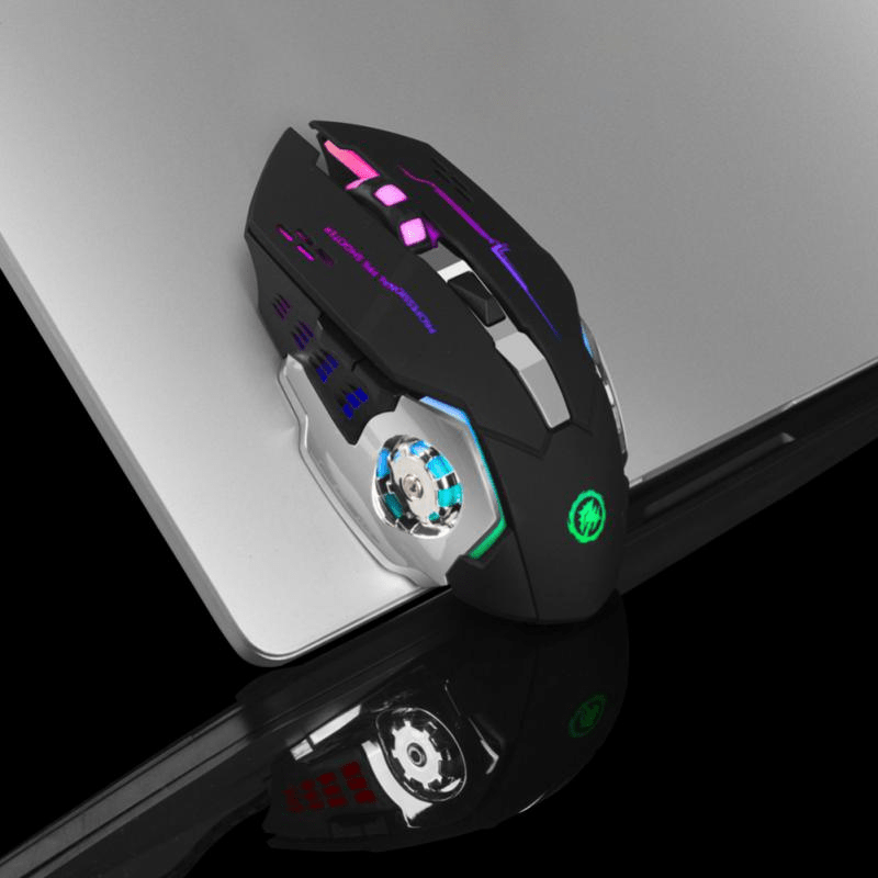 Wireless Gaming Mouse Usb Rechargeable Mice Silent Backlit - Temu  Philippines