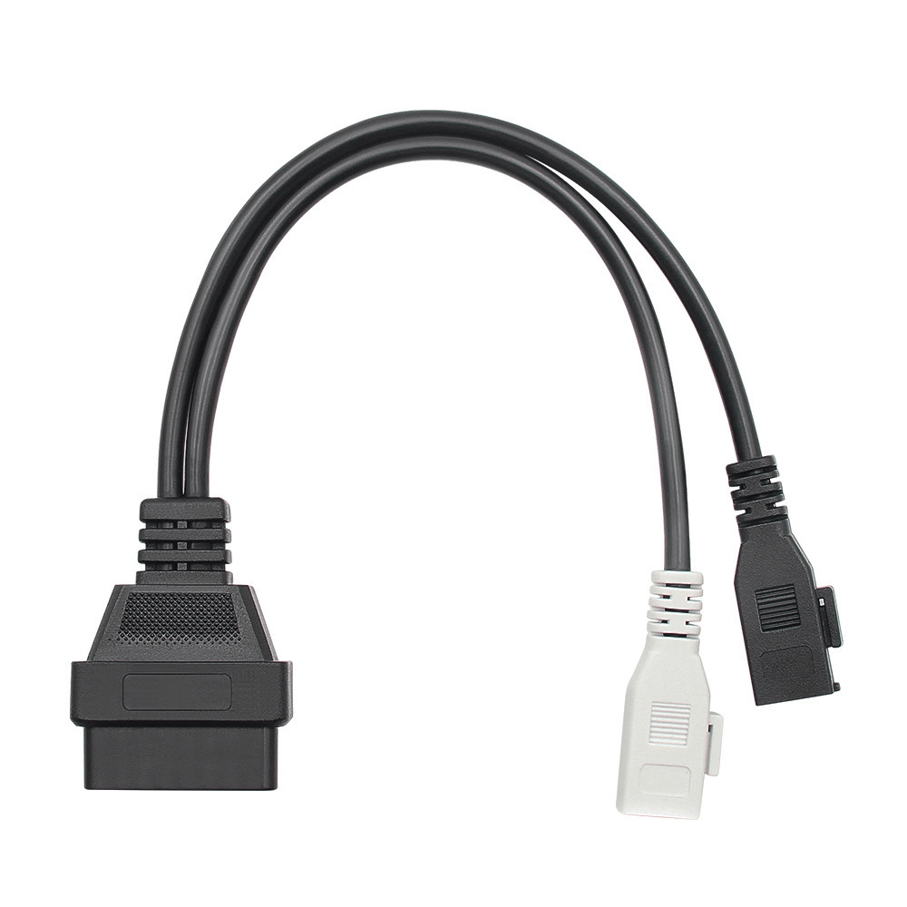 OKDIAG Für Audi 2x2 Zu 16 Pin OBD2 Kabel VAG Adapter 2P+2P Zu 16Pin OBD2  Diagnosekabel Weiblicher Stecker Für VW/Skoda