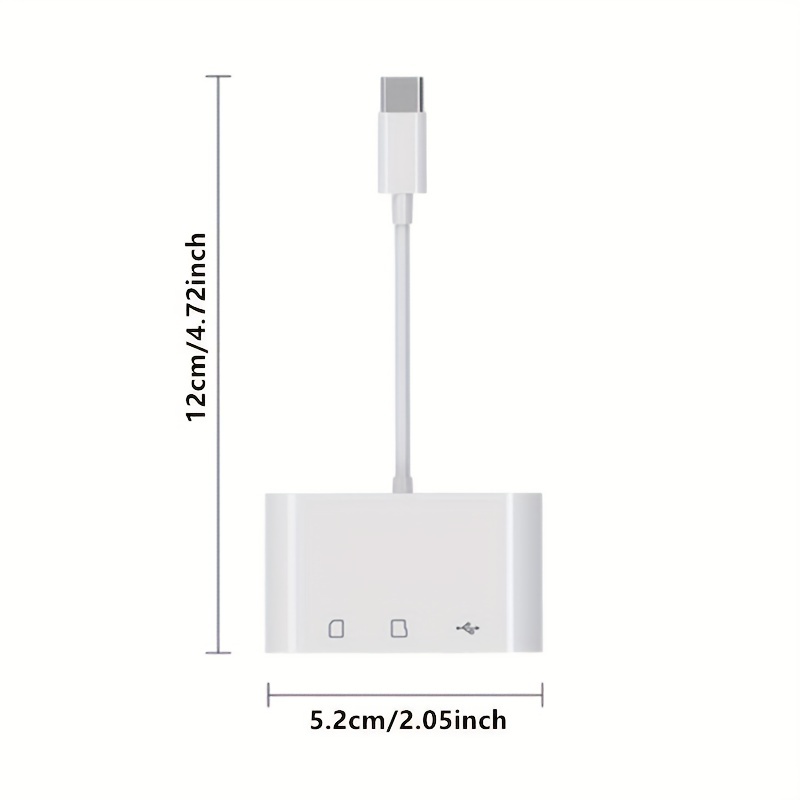 Adattatore Per Lettore Di Schede SD USB C Tipo C Lettore Di Schede Micro SD  TF Multifunzione 3 In 1 Adattatore OTG Per Laptop IPad PC MacBook