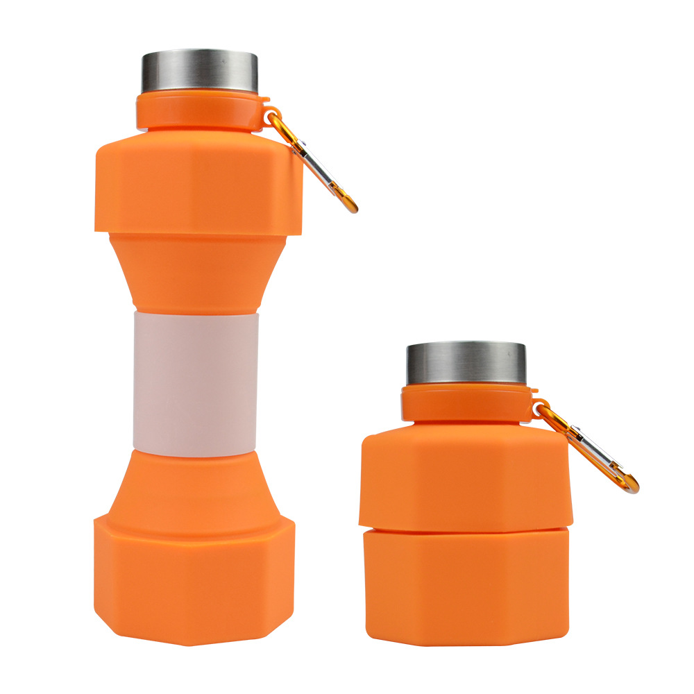 650ml Grande Capacità Sport Silicone Bottiglia Dacqua, Portatile Creativo  Pieghevole Fitness Manubrio Acqua Tazza, Adatto Casa Allaperto Corsa  Fitness - Sport E Tempo Libero - Temu Italy