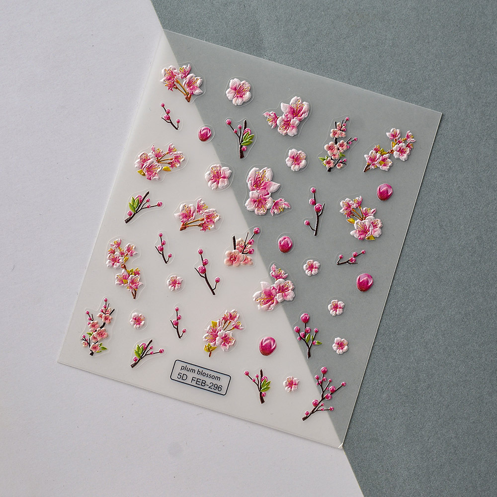 Cherry Blossom & Tree Nail Art Decal Sticker 