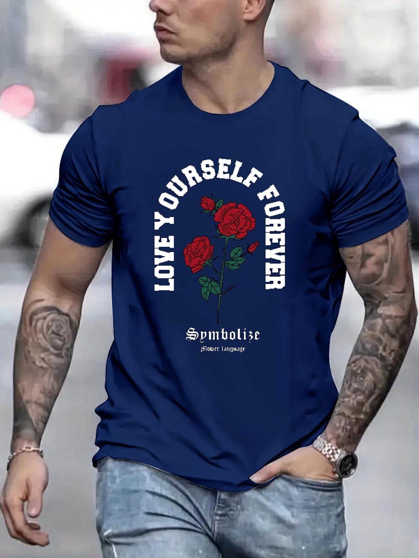 Love Yourself T-Shirt - Light Blue