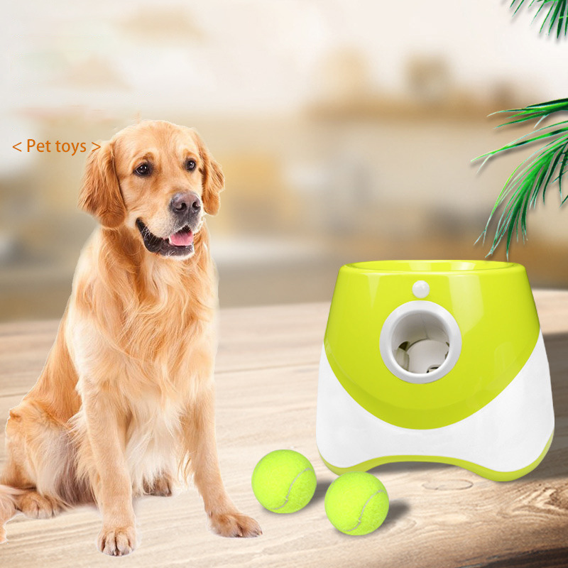 Lanzador automático de pelotas para perros, lanzador de pelotas para perros  con 3 distancia de lanzamiento, juguetes interactivos para perros pequeños