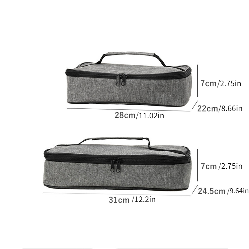 Travel Portable Cooler Bag Insulated Lunch Bag Lunch Box Food Storage Box