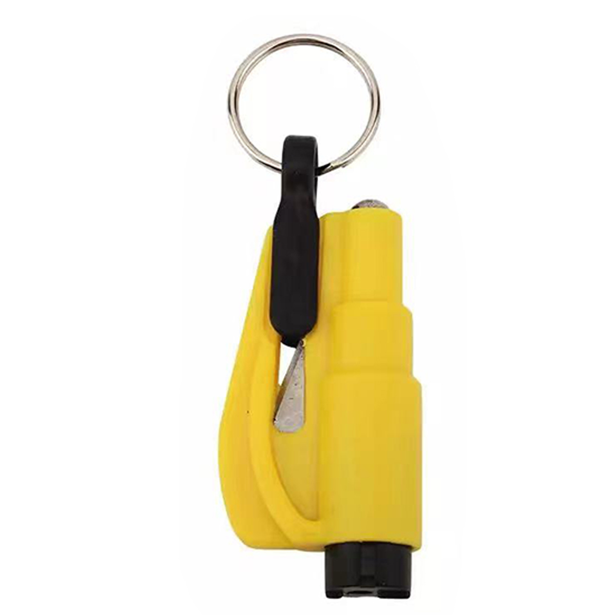 Porte-clés 3 en 1 : brise-vitre, coupe-ceinture et lampe de poche led -  accessoire auto - InnovMania