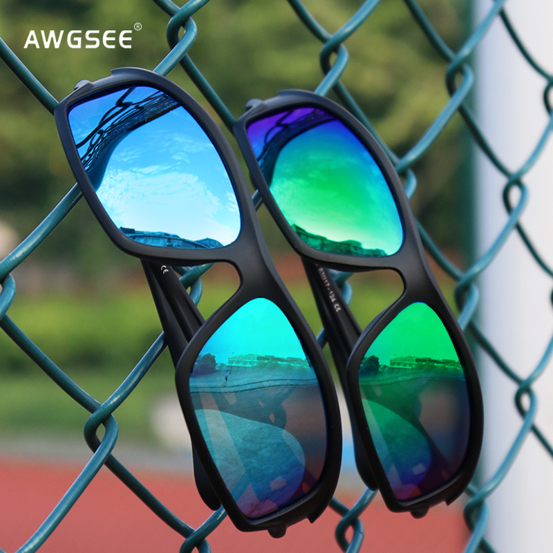  AWGSEE Polarized Sports Sunglasses for Men 100% UV