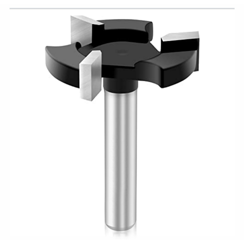 1pc Bit 1/4 Inch Shank, Extra Large 1-1/4 Inch Cutting Diameter, Slab Flattening Router Bit Bit Wood Bit