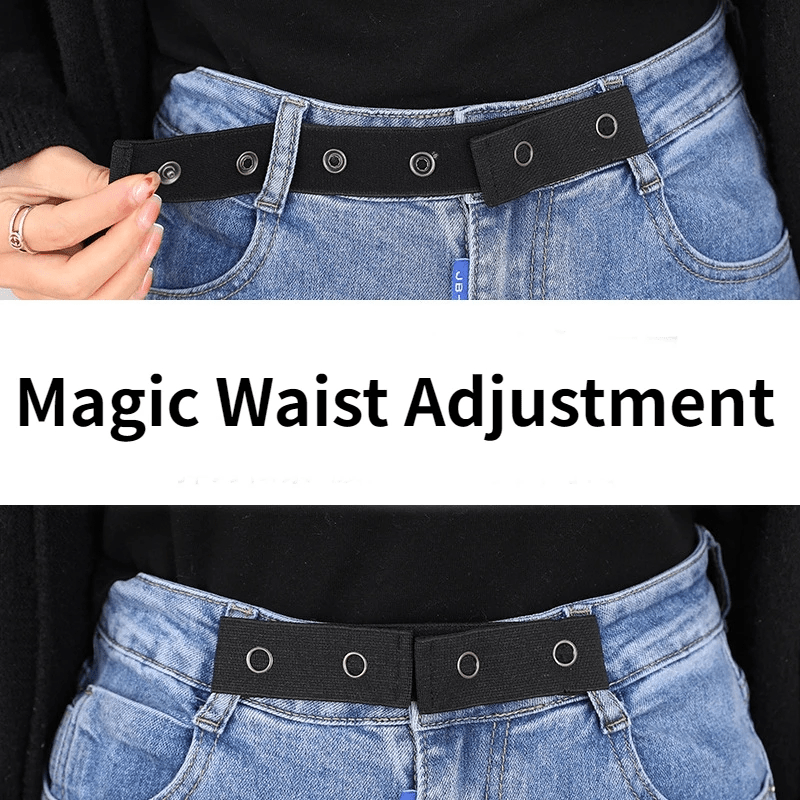 Elastic Waist Extenders Stretch Waist Belt Jeans Pants Waist