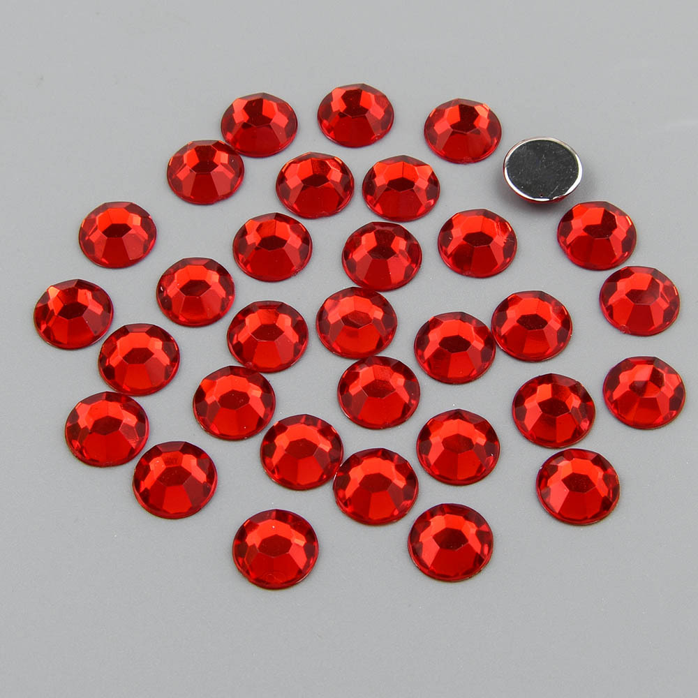 TEMU 80 piezas de apliques de diamantes de redondos de 1.0 cm/0.39 pulgadas, gemas acrílicas de dorso para manualidades, de joyas, proyectos hechos a