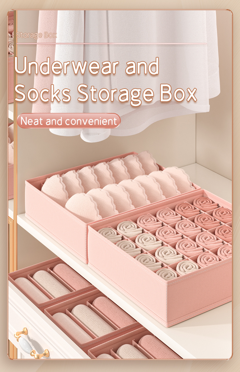Lingerie Storage Box Home Drawer Divider Crafts Closet - Temu