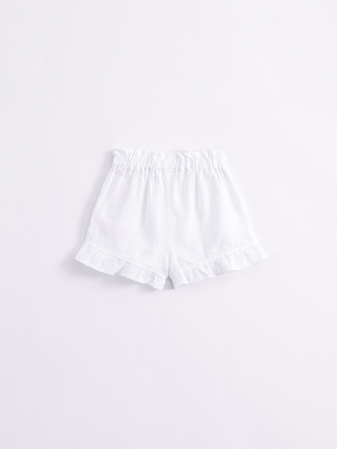 Girls Summer Natural Linen Shorts Bow Tie Girls Kids Lace - Temu