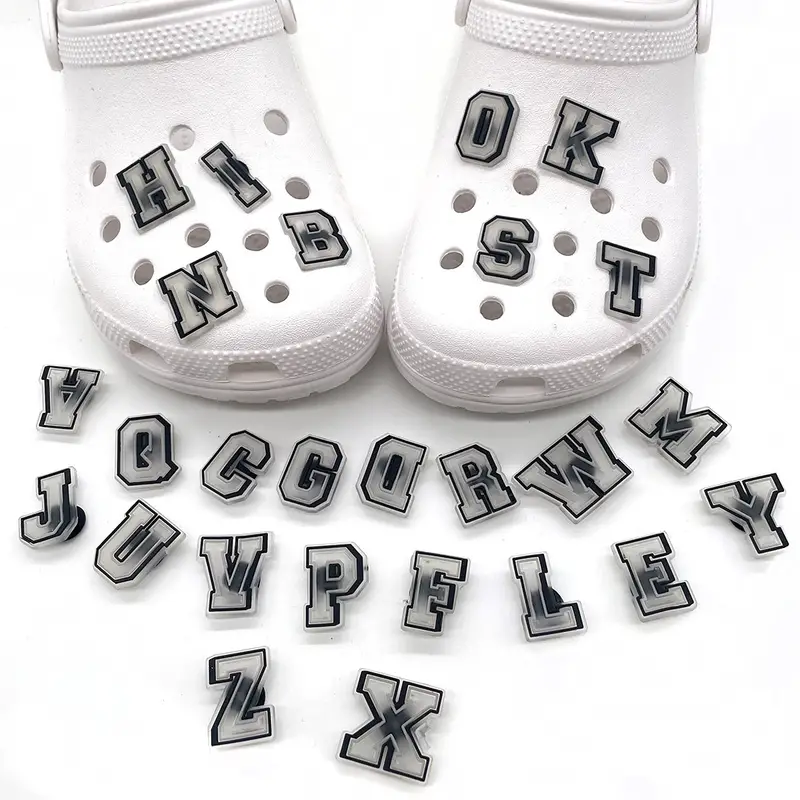Letter Pins Shoe Charms Perfect Diy Luminous Shoe - Temu