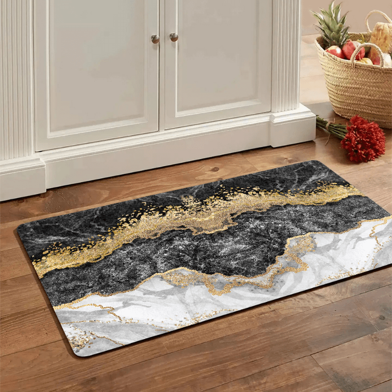 Anti-fatigue Non-slip Kitchen Floor Mat - Waterproof, Dirt-resistant,  Machine Washable, Perfect For Laundry, Bathroom, And Living Room - Enhance  Room Decor - Temu