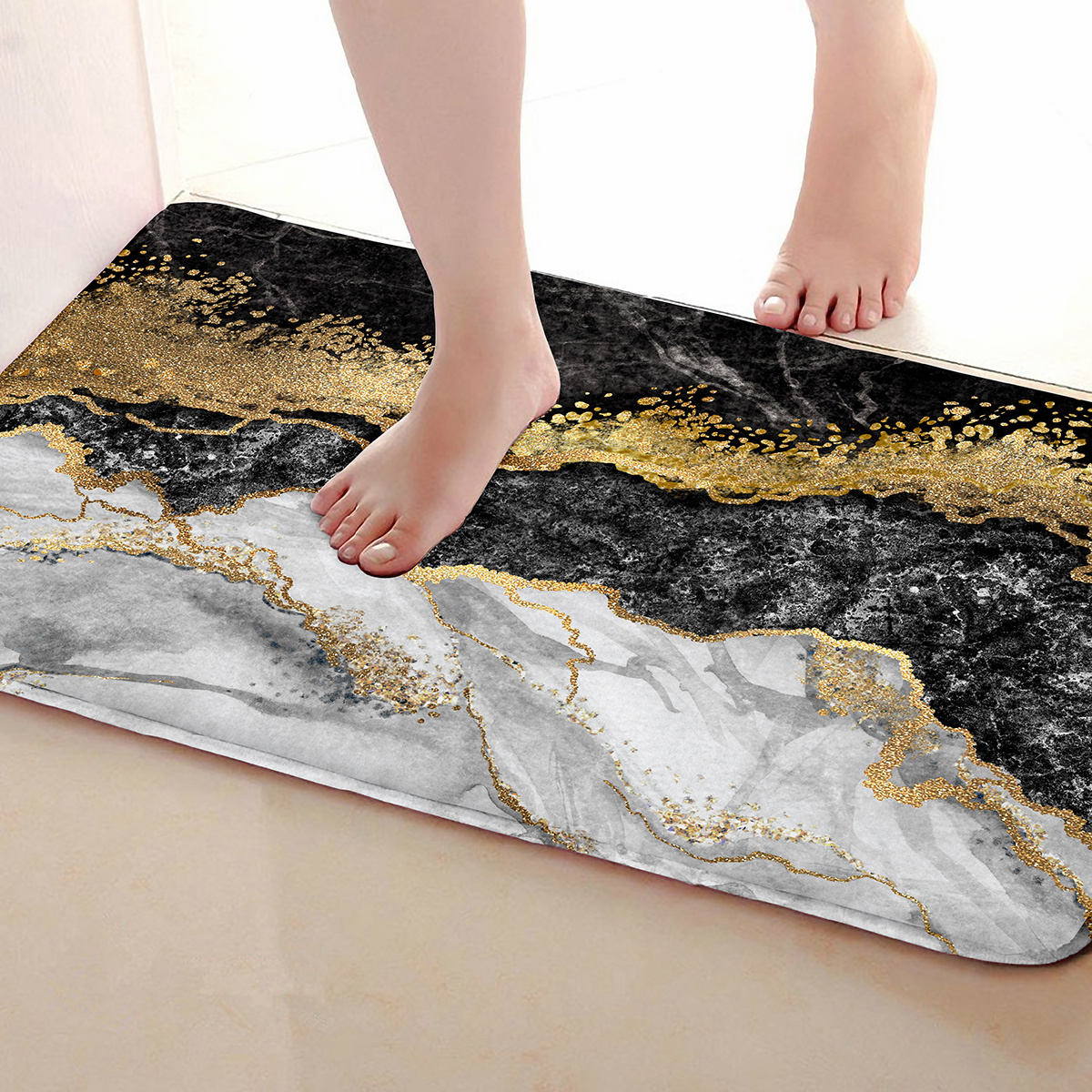 Non-slip, Waterproof, And Dirt-resistant Kitchen Floor Mat - Machine  Washable And Perfect For Living Room, Laundry, And Bathroom - Enhance Room  Decor And Protect Floors - Temu
