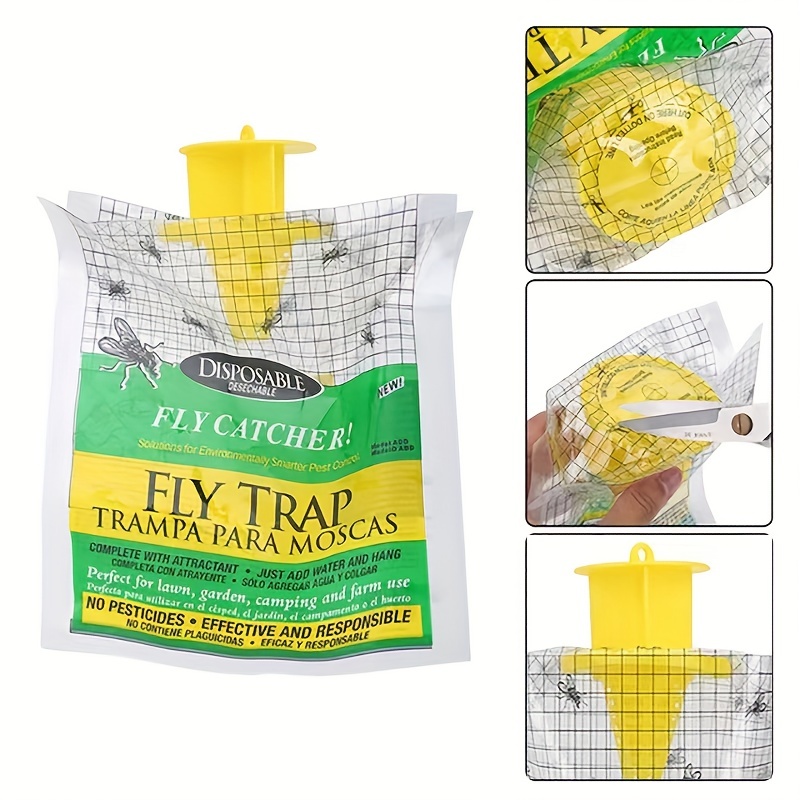 Outdoor Disposable Fly Bag Trap For Indoor Window, Fly Catcher, Transparent Window  Fly Catcher For Home, Fly Killer Ladybug Fly Catcher, Pest Control - Temu  Denmark