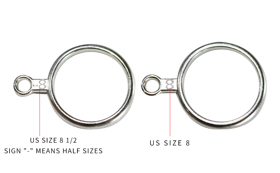 Ring Sizer Measuring Tool Set Metal Finger Sizing Gauge Rings Measurement  Women