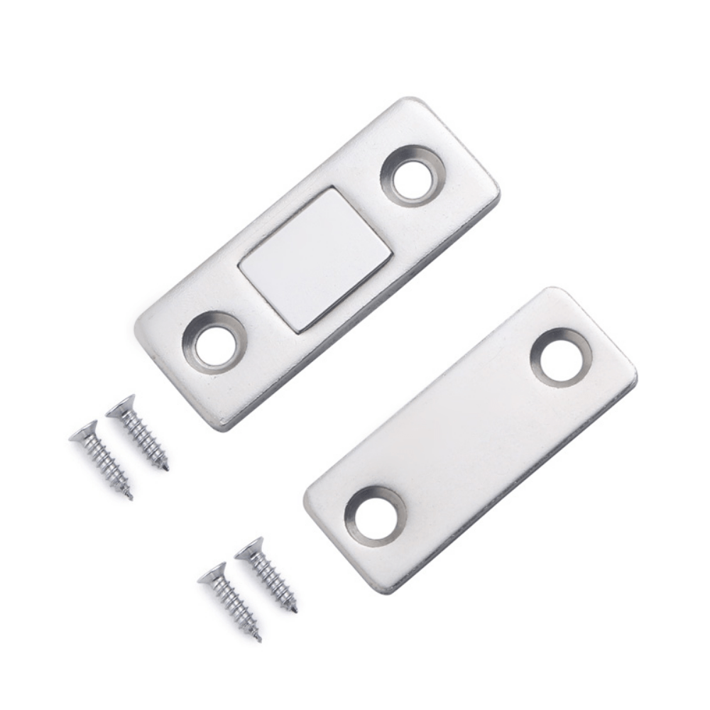 Stainless Steel Magnetic Door Catch, Heavy Duty Magnet Latch Cabinet  Catches for Cabinets Shutter Closet Furniture Door