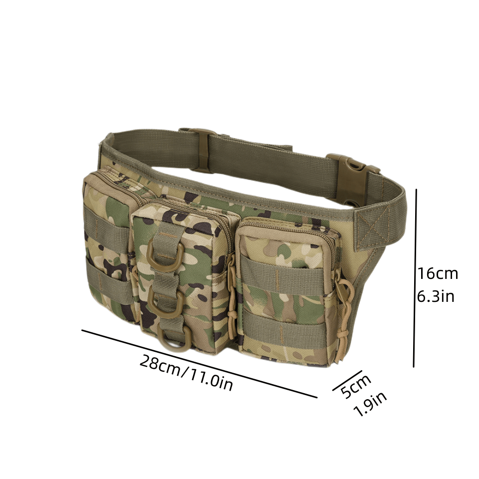 Tactical Waist Belt Bag for Outdoors / Hiking / Travel - TacPak Series