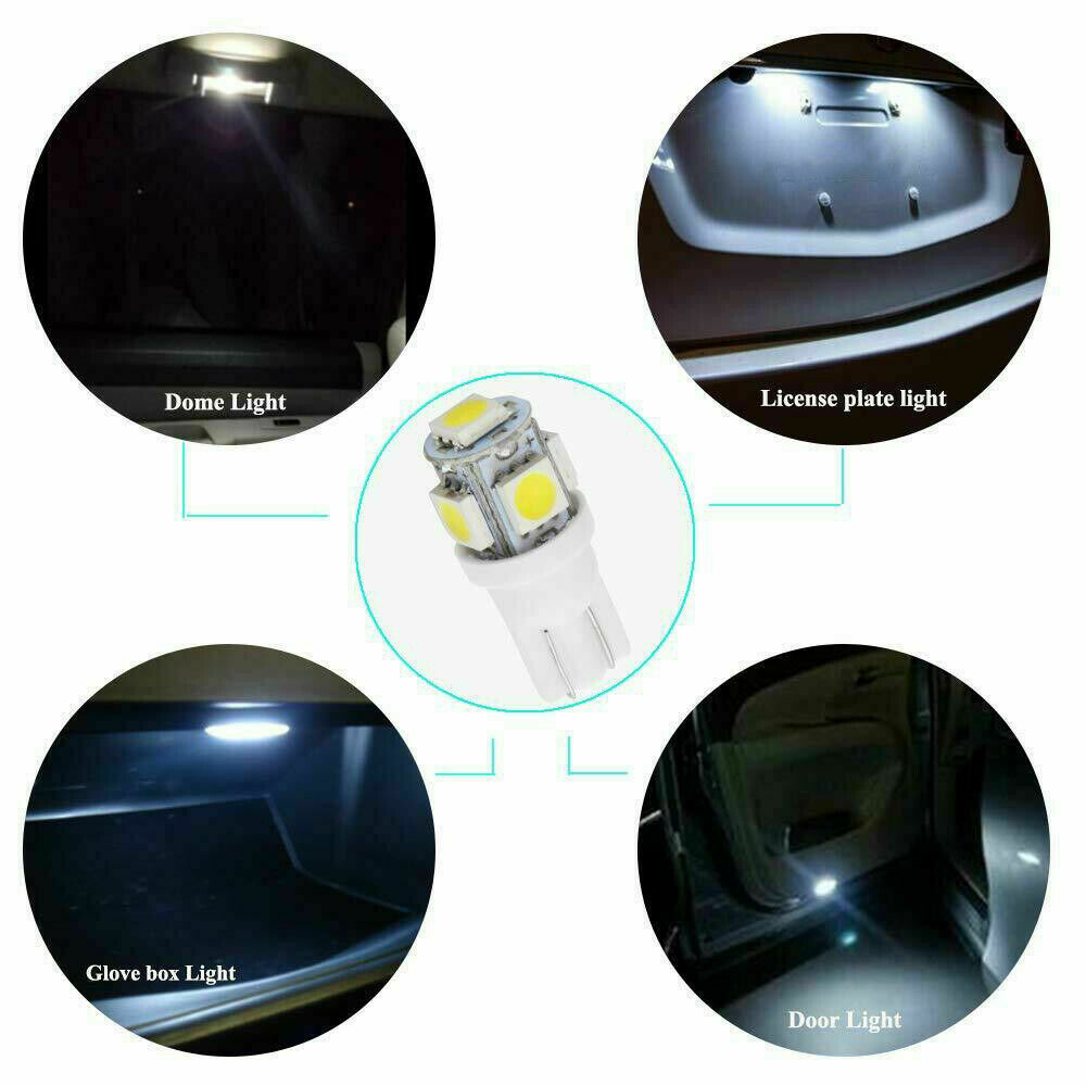 luces LED para interior autos carros techo placa matricula set kit bombilla  luz