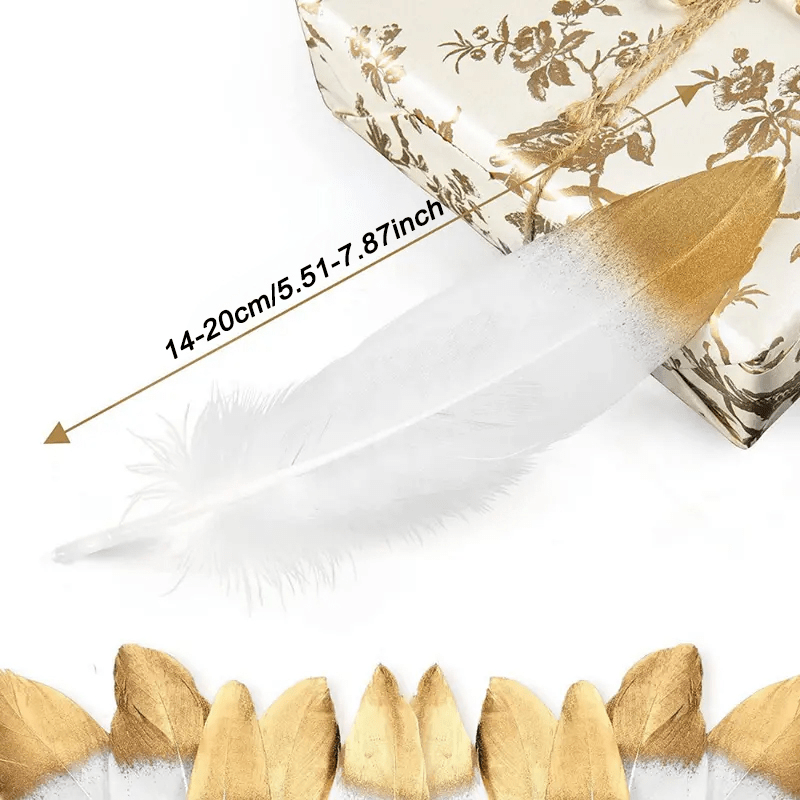 Diy Feathers Natural Goose Feathers For Diy Wedding - Temu