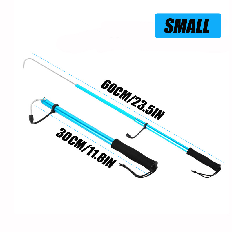 Telescopic Fishing Gaff Lightweight Aluminum Pole Nonslip Temu