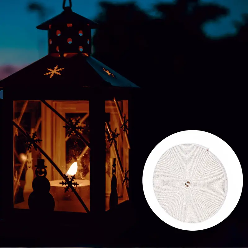 PRETAGLIATI - Stoppino fettuccia in cotone per lanterna lume lampada a  petrolio cherosene - 7, 12, 16, 20, 30 mm