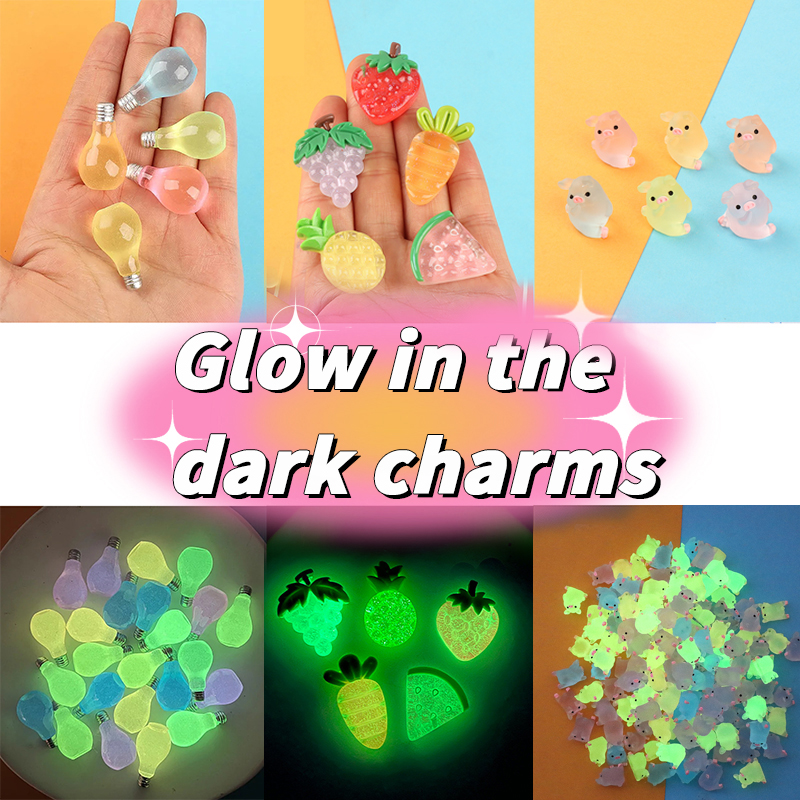 Resin Luminous Cartoon Mini Toys Miniature Diy Accessories - Temu