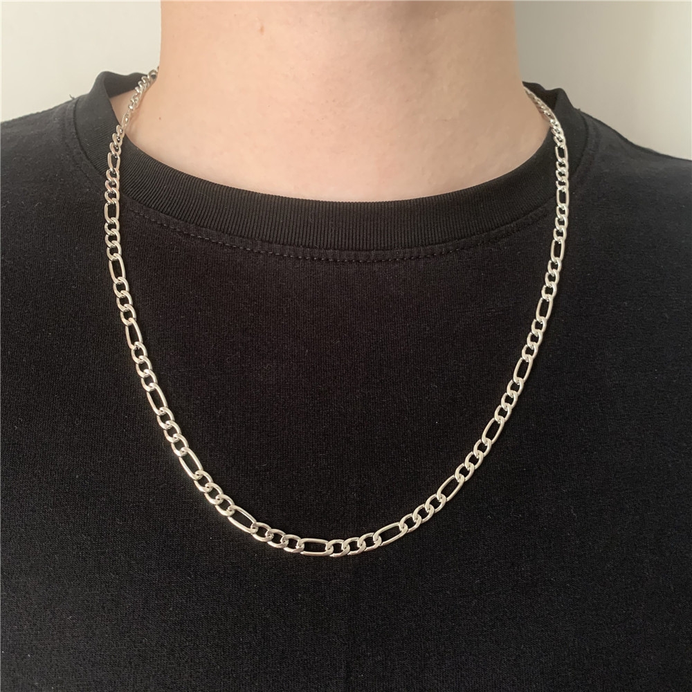 Wholesale Rock Choker Layered Chain On The Neck With Lock Punk