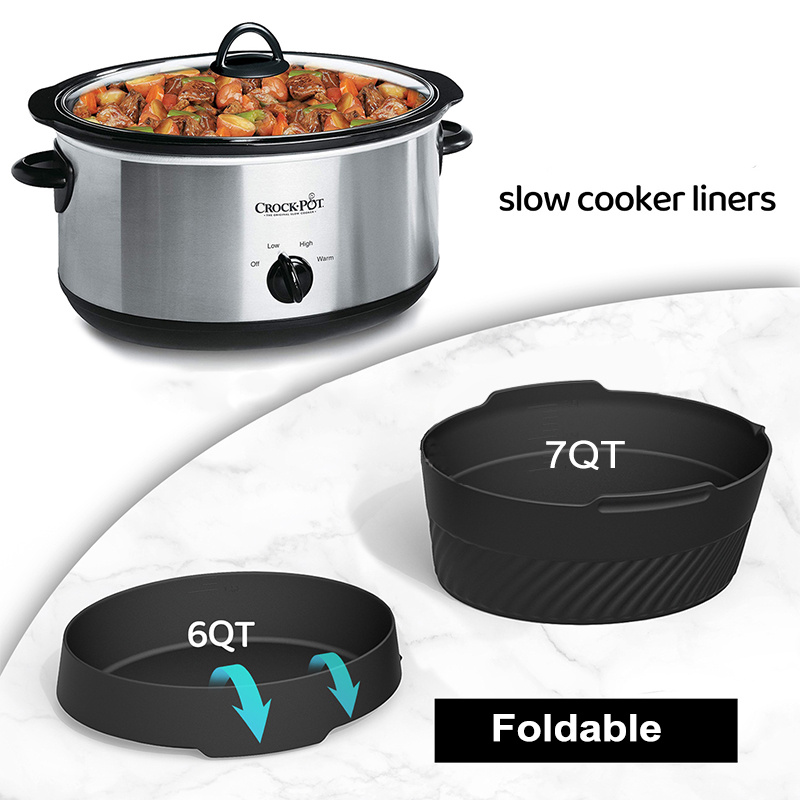 Slow Cooker Liners Cook Four Things At Once And Easy Clean Crock Pot