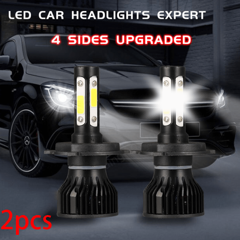 

2pcs New 4 Sides H4 H7 Car Led Headlights H8 H11 9005 Hb3 9006 Hb4 H13 Led Headlight Kit Car Lights Bulbs For Auto