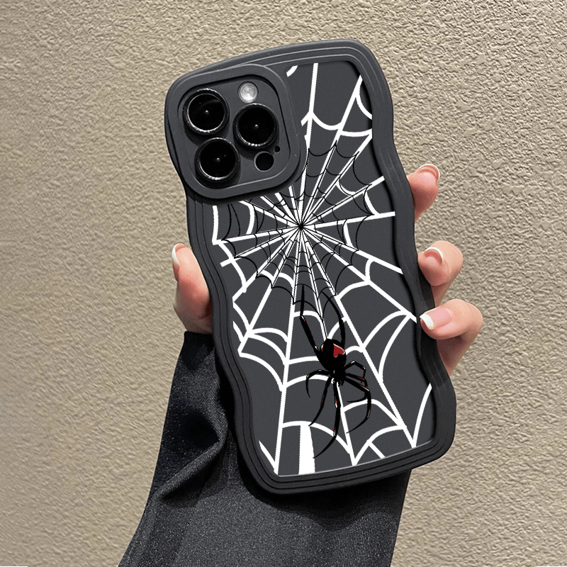 Spiders Webs Graphic Anti Fall Sleeve Phone Case For IPhone 14 13 12 11 Pro Max XS Max X XR 8 7 6s Plus Mini Graphic Pattern Anti fall S