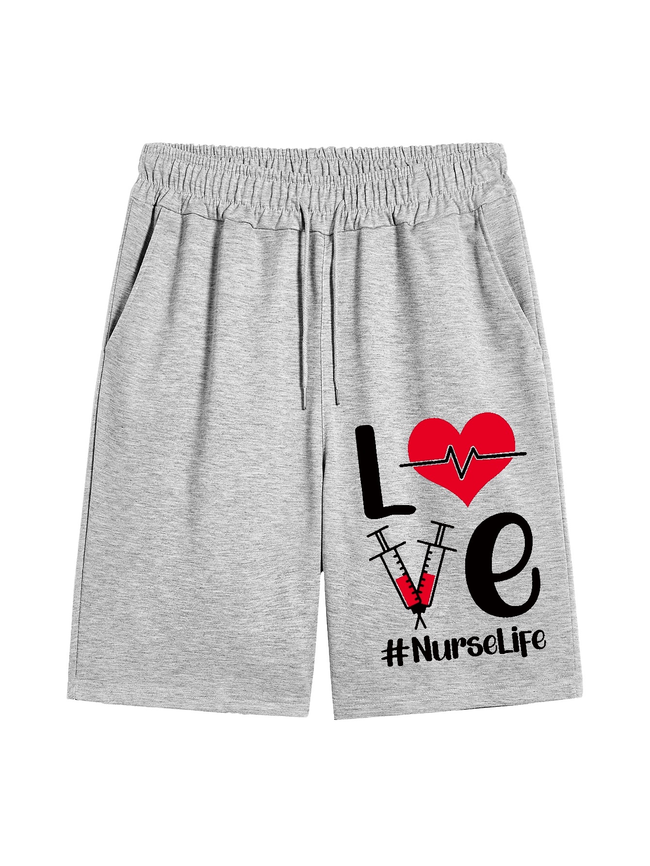 korte broek met print heren