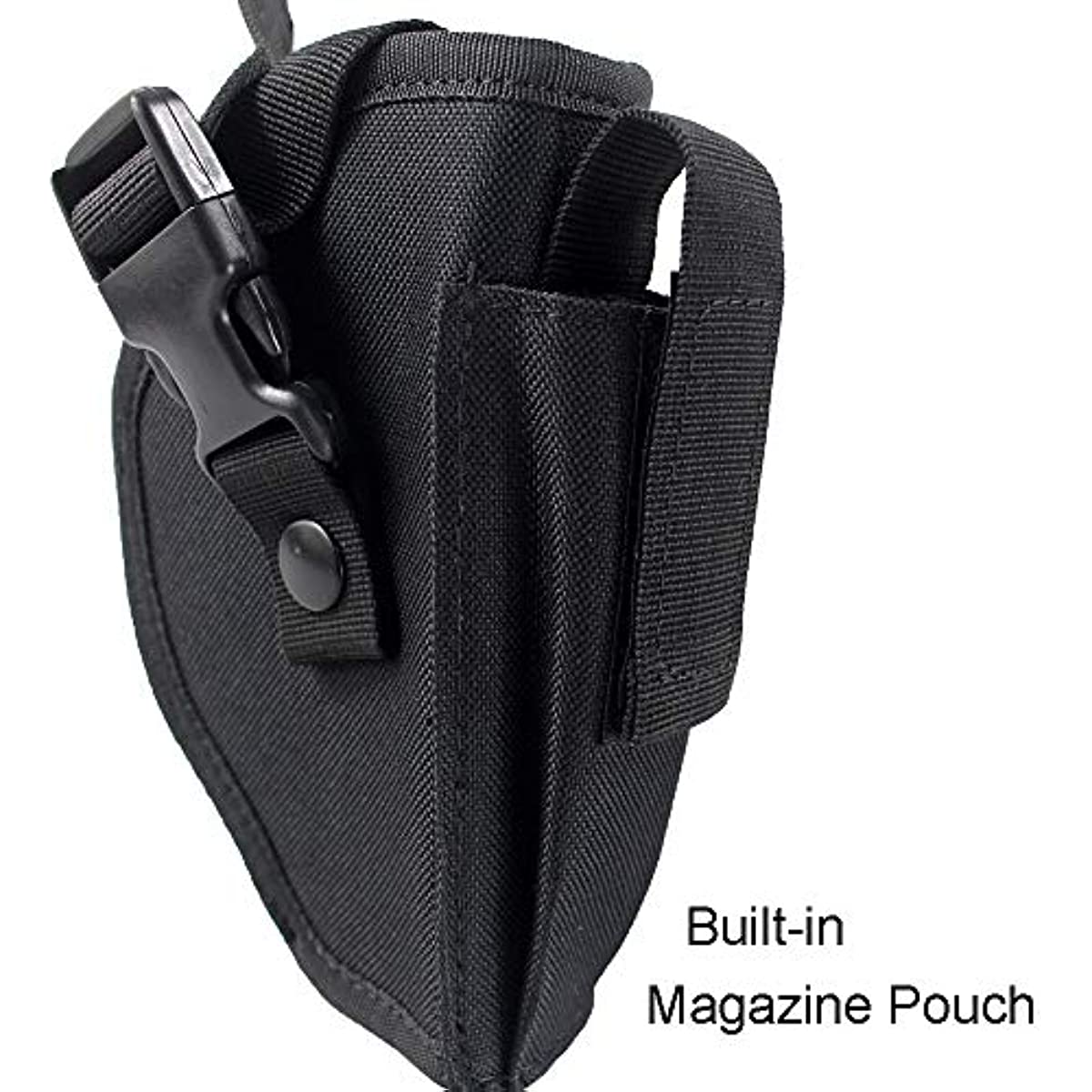 Universal Tactical Belt Holster With Magazine Pouch Securely - Temu