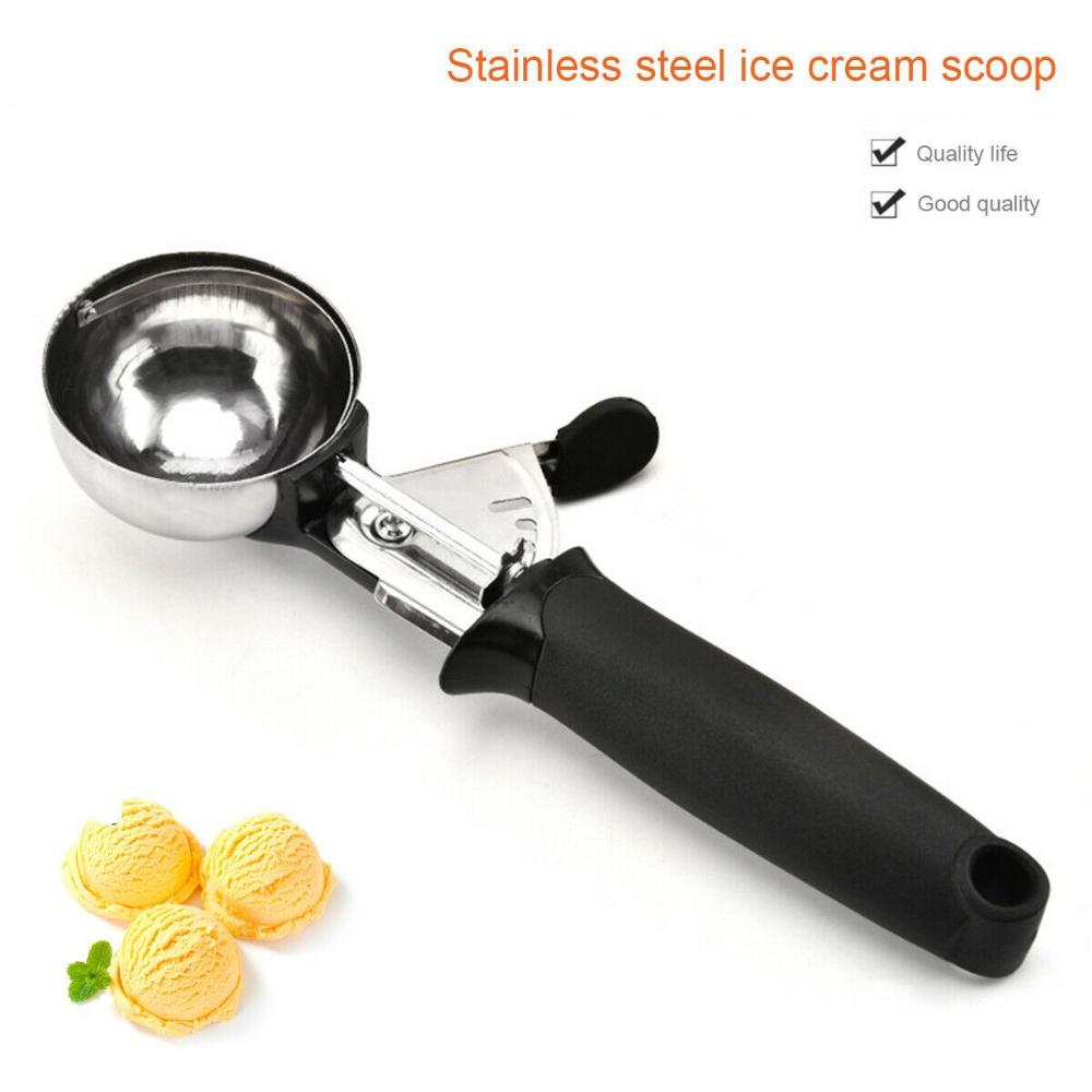 1pcs Ice Cream Scoops Metal Stainless Steel Make Kitchen Tools 4/5