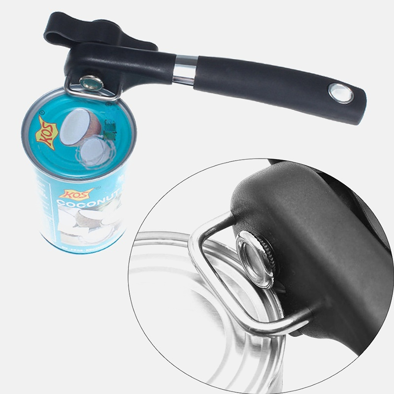 Professional can opener kitchen tools Safe Manual Can Opener Side