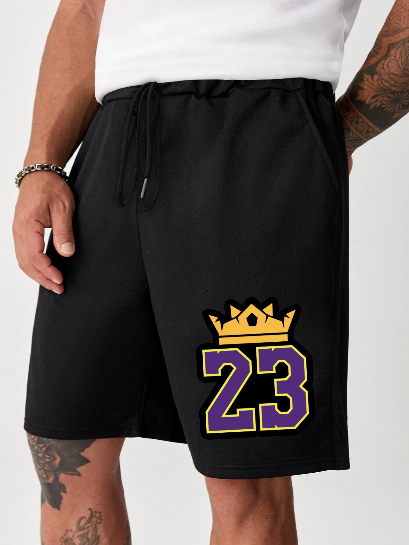 Shorts Entrenamiento Gráficos Estampado Letras Hombres Talla - Temu Chile