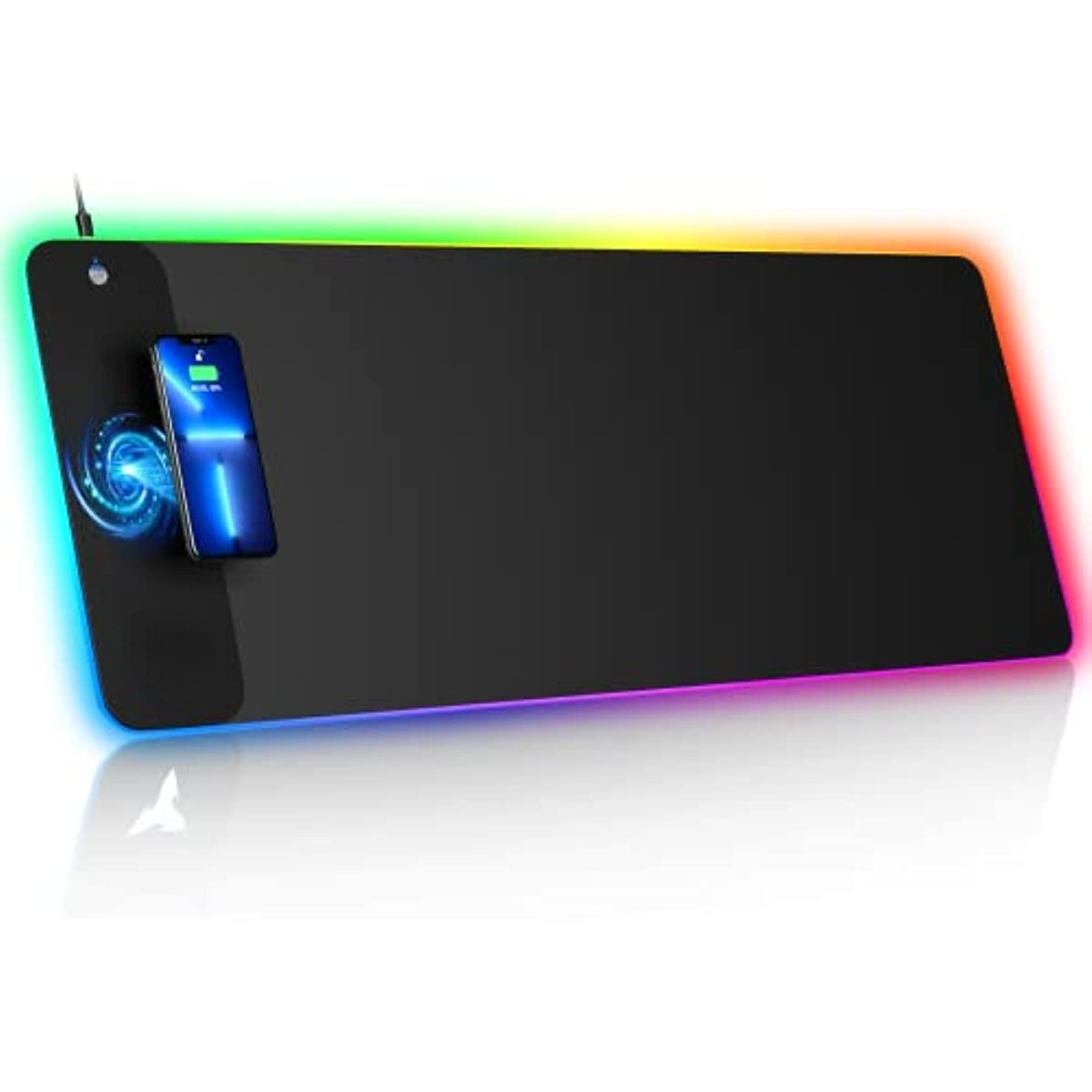 Fast Wireless Charging Rgb Gaming Mouse Pad 10 Light Modes - Temu