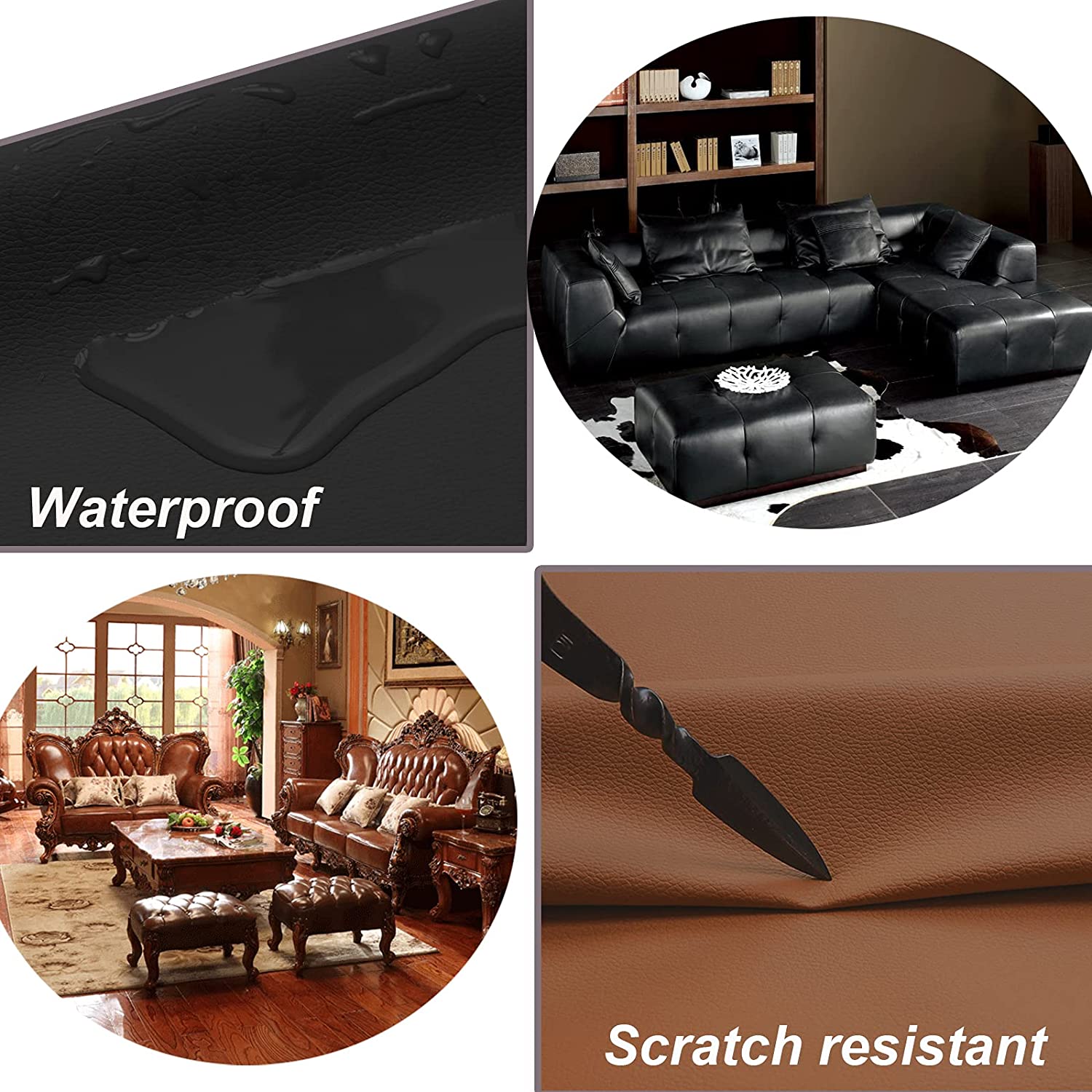 Leather Repair Patch Tape Kit For Couches Self Adhesive - Temu