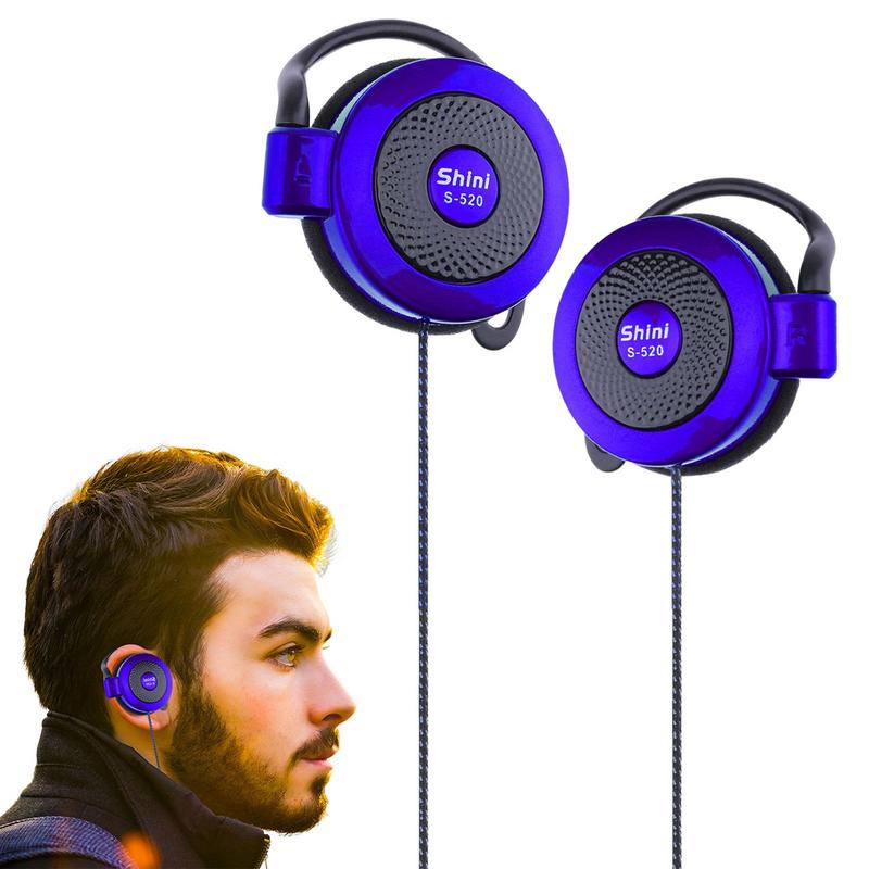 Loisirs 3.5mm Stéréo Cover-Ear Headphones MP3 MP4 Ear-Hook