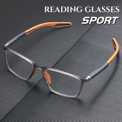 tr90 sport reading glasses ultralight anti blue light presbyopia eyeglasses mens hyperopia optical eyewear diopters to 4 0