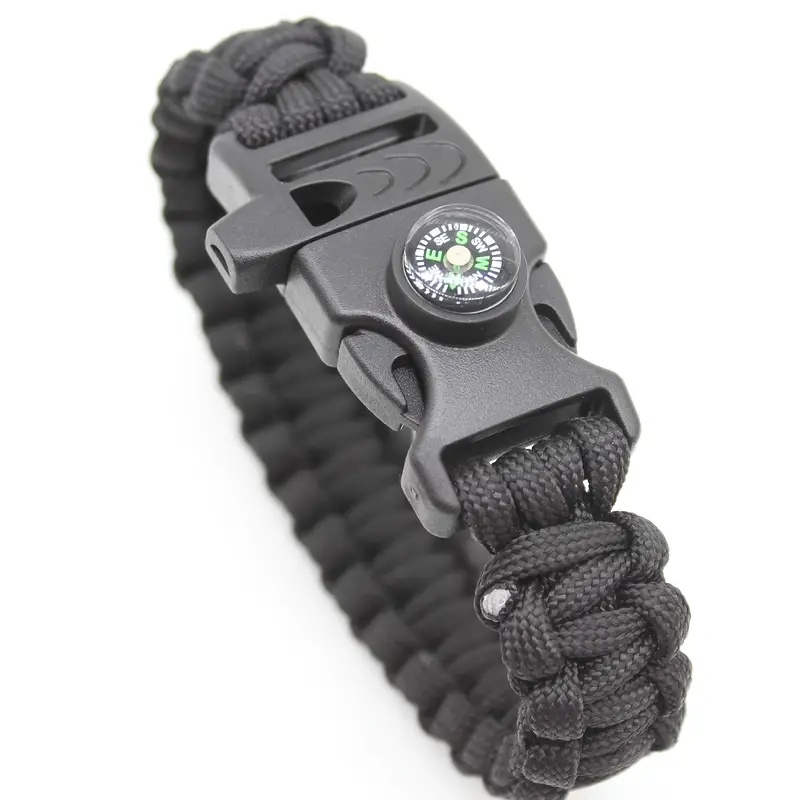 1pc Pulsera Supervivencia Paracord Exteriores Hombres - Temu Chile