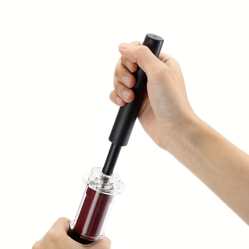 Pompe à air ouvre-bouteille de vin ensemble broche en acier inoxydable  tire-bouchon pneumatique avec bouchon de bouteille outils de cuisine