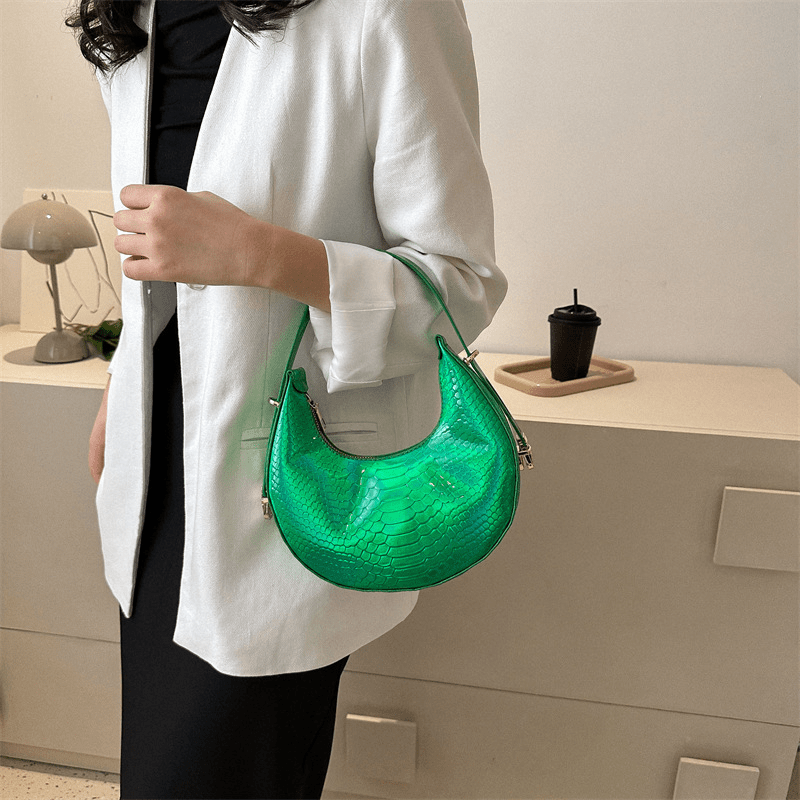 2023 New Embossed Fashionable Minimalist Single Shoulder Baguette Bag,one-size