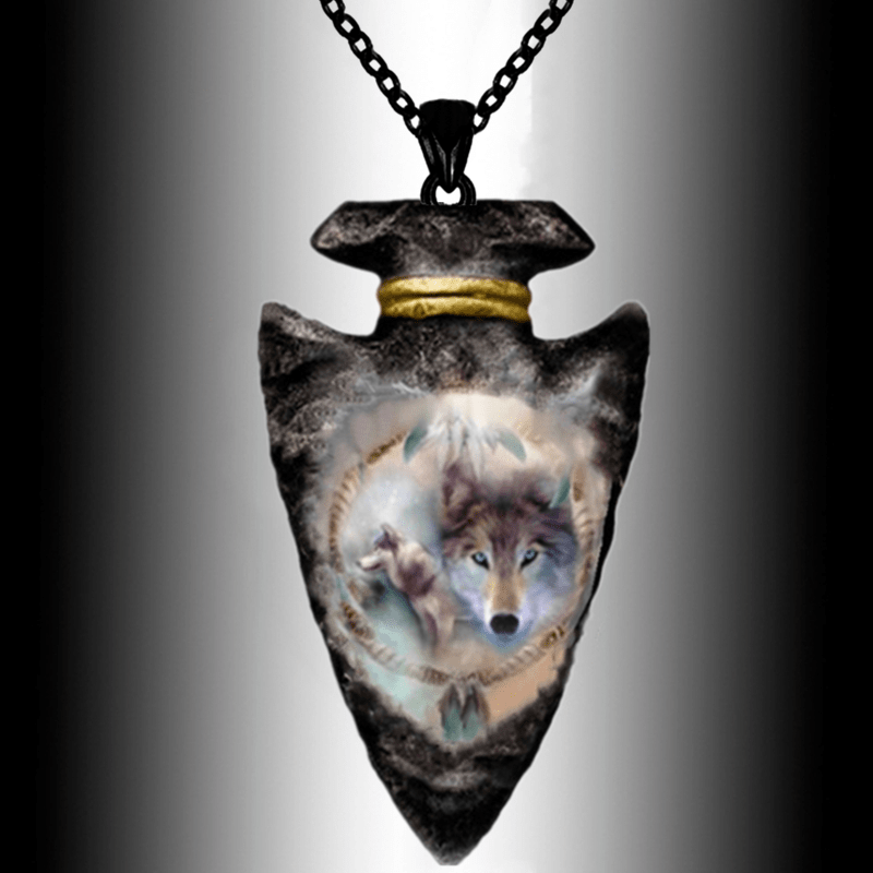 Punk Hip Hop Geometric Triangle Pendant Necklace